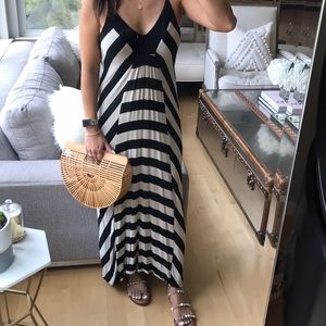 Striped maxi dress
